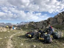 An Eden Invitation backpacking trip in Wyoming's Wind River Range, July 2019. Photo courtesy of Eden Invitation.